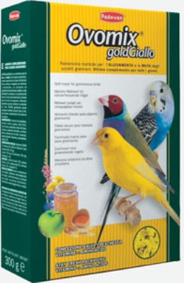 Padovan Ovomix Gold Giallo 1.0 в период линьки и д/выкармл.птенцов