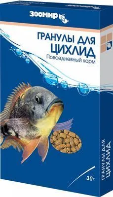 Зоомир 0,03кг Гранулы для цихлид корм плавающие гранулы для рыб (коробка) (534) Зоомир 0,03кг Гранулы для цихлид корм плавающие гранулы для рыб (коробка) (534)