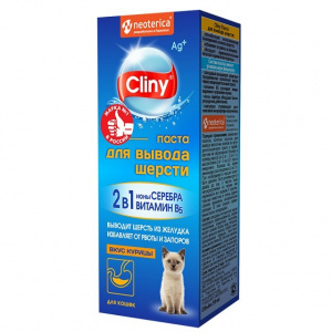 Паста (Cliny) для вывода шерсти, 30мл со вкусом курицы Паста (Cliny) для вывода шерсти, 30мл со вкусом курицы