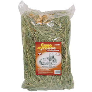 Сено (Бобренок) 0,5кг луговое прессованное с фруктами для грызунов Сено (Бобренок) 0,5кг луговое прессованное с фруктами для грызунов