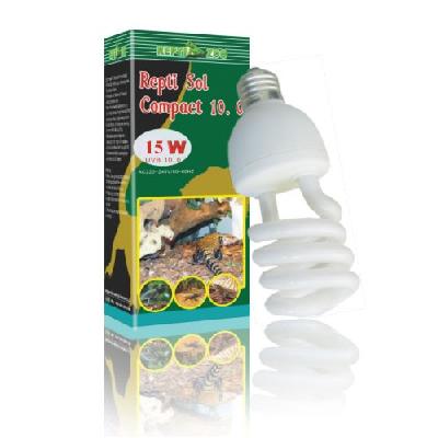 Лампа (Repti Zoo) Compact 10UV ультрафиолетовая  для рептилий, 15Вт (CT1015) Лампа (Repti Zoo) Compact 10UV ультрафиолетовая  для рептилий, 15Вт (CT1015)