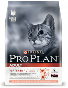 Pro Plan Adult  0.4 лосось+рис сухой д/кошек