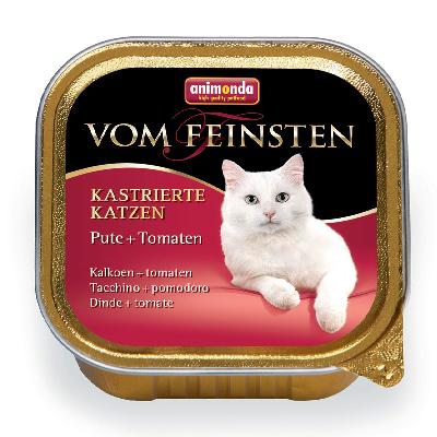 Animonda Vom Feinsten for castrated 0.100 с индейкой и томатами консервы для кастрированых кошек