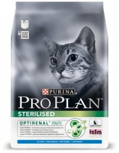 Pro Plan Sterilised 0.4 курица+кролик (кастрир. стерил.) сухой д/кошек