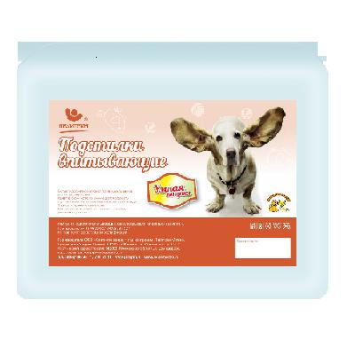 Подстилки (Доброзверики) "Умная покупка" впитывающие д/животных 60*40см (10шт)