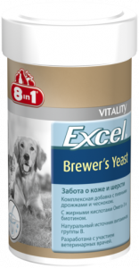 Витамины 8in1 Excel Brewer`s Yeast 780таб, для кошек и собак, 330гр