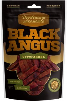 Деревенские Лакомства: Black angus строганина д/собак, 50г (79201833)