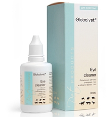 Лосьон (Globalvet) Eye Cleaner для ухода за глазами, уменьшает зуд и слезотечение, 50мл