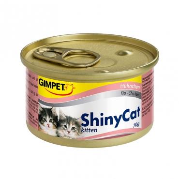 Джимкет (Gimcat) ShinyCat Kitten 70г цыпленок консервы д/котят (413143)