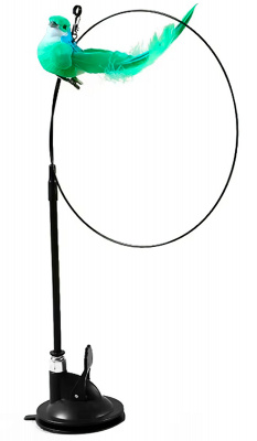 Игрушка (PerseiLine) дразнилка длинная с присоской 95см птичка