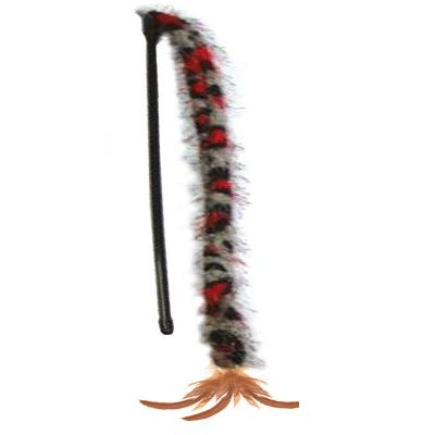 Игрушка (Triol) C4006 Удочка-дразнилка с плюшевым хвостом Тигр 55см для кошек
