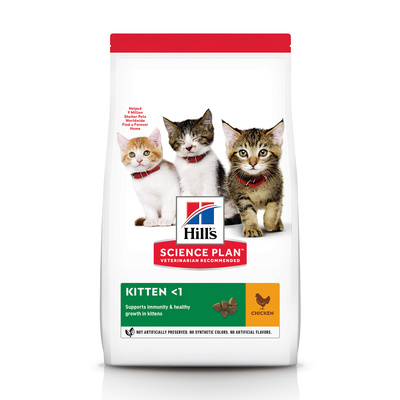 Hill's Kitten  chiken  0,3кг курица сухой для котят (604046)