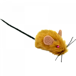 Игрушка (Зооник) Мышь меховая 4,5см, 2шт