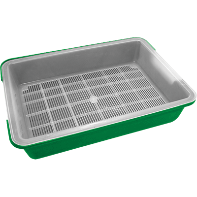 Туалет (Зооник) глубокий с сеткой д/кошек