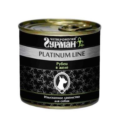 Четвероногий гурман 240г Platinum Line с рубцом говяжим д/собак* (543907)