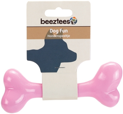 Игрушка Бизтис (Beeztees) 625850 Косточка, розовая, 15см д/собак