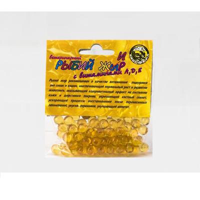 Вака: Рыбий жир в капсулах натуральный с витаминами А,Д,Е