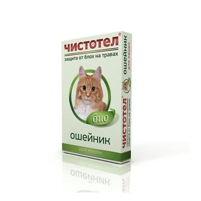 Чистотел: Био ошейник (3мес), 35см от блох, вшей, комаров для кошек