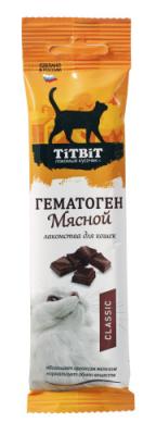TiTBiT 0,03кг гематоген мясной classic (1шт) для кошек