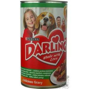 DARLING Д/Собак Конс Курица Индейка №1  ж/б  1200 гр * 12 шт