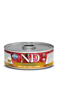 Farmina (Фармина) N&D Cat Quinoa 0,080кг перепел и кокос консерва для кошек (102161) 12 шт/уп
