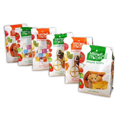 Вака High Quality 200гг Милый грызун фрукт.ассорти д/хомяков (000197)