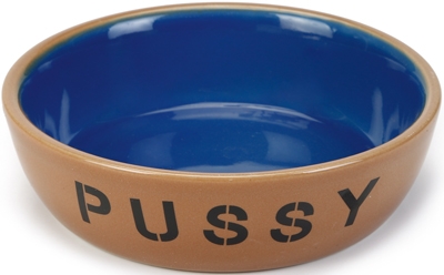 Миска (Beeztees) 451585 Pussy керамическая для кошек, 12,5см