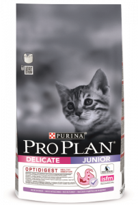 Проплан Junior Delicate 1,5кг индейка+рис (чувствит. пищевар.) сухой д/котят (396265)