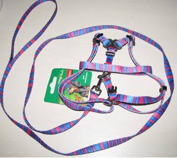 Комплект (Triol) SH218 поводок+шлейка нейлон 10мм*120см