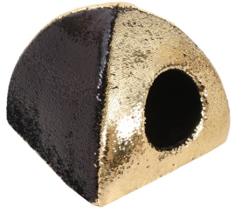 Дом-вигвам (PerseiLine) ХАМЕЛЕОН (меняет цвет) 40*40*40 золотисто-черный