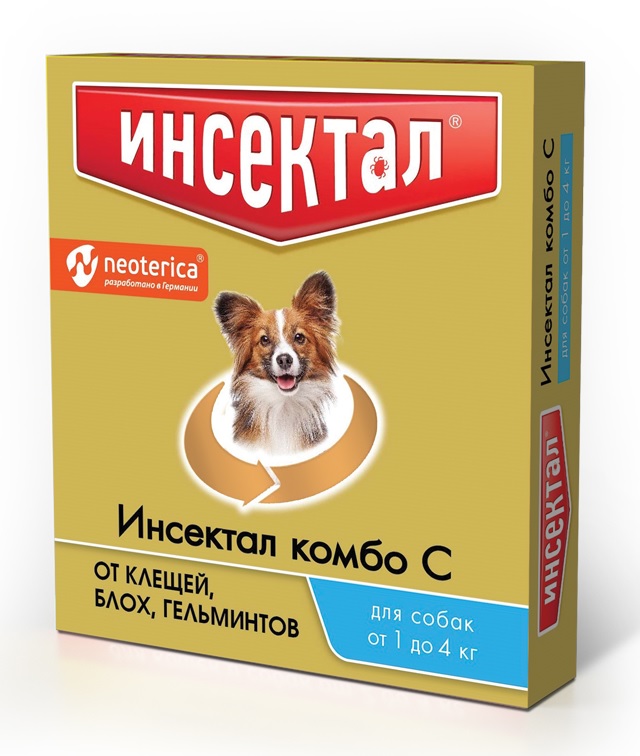 Инсектал Комбо Капли для собак 1-4кг (ЛИЦЕНЗИЯ) - Симбио KZ