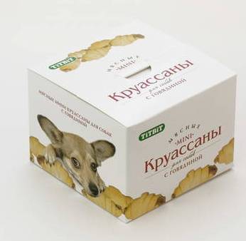 ТитБит печенье Круассаны с говядиной д/собак, 150г