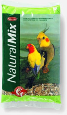 Padovan Natural Mix Parrocchetti 0,85кг корм основной для средних попугаев