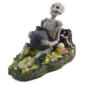 Грот (Laguna) 2702LD аэрационный Скелет, 10*17*10см Грот (Laguna) 2702LD аэрационный Скелет, 10*17*10см