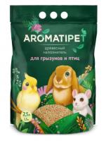 Наполнитель (AromatiCat) 2,5л/1,5кг древесный  "AromatiPet" для грызунов и птиц (10)
