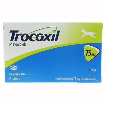 Трококсил 75мг 2таб (Zoetis) противовоспалительное и анальгетическое средство для собак (ЛИЦЕНЗИЯ)