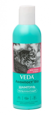Шампунь (VEDA) Аванпост репеллентный для кошек 200 мл