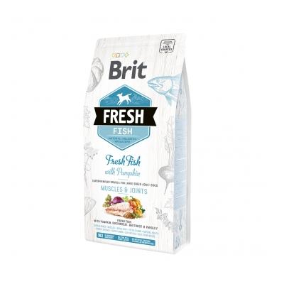 Brit Fresh Dog 2,5кг Adult Large рыба, тыква сухой для взрослых пород собак (530786)