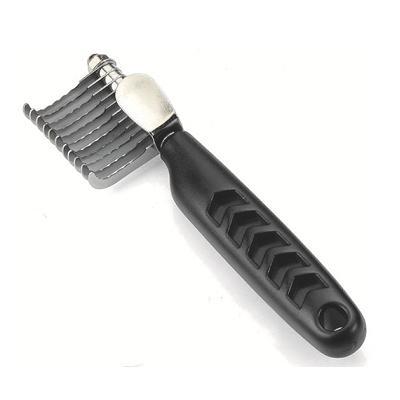 Колтунорез (Hello Pet) 2316211N бок. мини, 11 лезвий загнут., черн. ручка Колтунорез (Hello Pet) 2316211N бок. мини, 11 лезвий загнут., черн. ручка