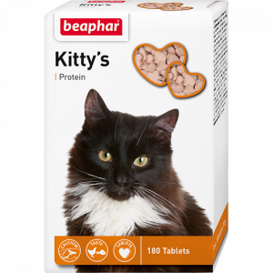 Кормовая витаминная добавка (Beaphar) Kitty's протеин  75шт, для кошек (12510)