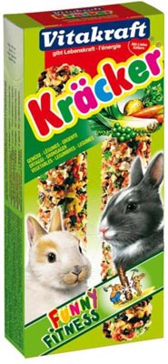 Витакрафт крекер, овощи (2шт) д/кроликов, 112г