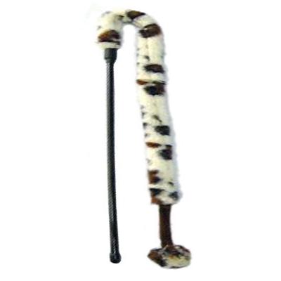 Игрушка (Triol) C4007 Удочка-дразнилка с плюшевым хвостом Пятна с кошачьей мятой 55см для кошек