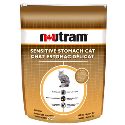 Nutram Cat sensitive stom 0.4 (д/чувствительных) сухой д/кошек