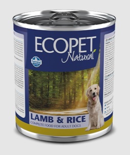 Farmina (Фармина) ECOPET NATURAL 0,3кг Dog ягненок и рис консервы для собак 