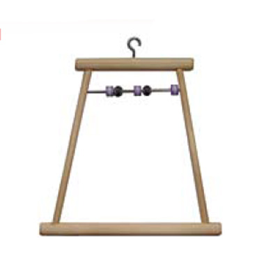 Иг.д/птиц RP8538 Качель дерев. средняя с бусами