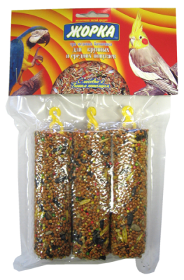 Жорка 0,15кг медовые батончики для крупных и средних попугаев (3шт)