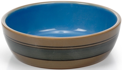 Миска (Beeztees) 451575 керамическая для кошек, с полосками, 12,5см