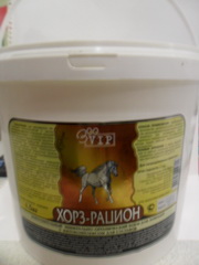 ХОРЗ-РАЦИОН (VEDA) корм дополнительный минерально-органический  для лошадей 1,5кг