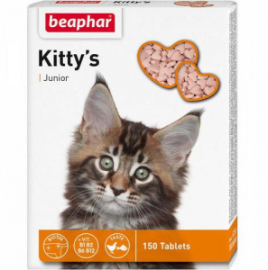 Кормовая витаминная добавка (Beaphar) Kitty's юниор  150шт для котят, 52,5гр (12508)