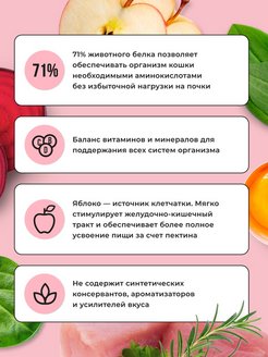 Bowl Wow 0,4кг с индейкой и яблоком сухой для кошек (660071) Bowl Wow 0,4кг с индейкой и яблоком сухой для кошек (660071)